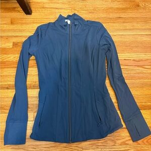 Athleta Navy Full-Zip Jacket